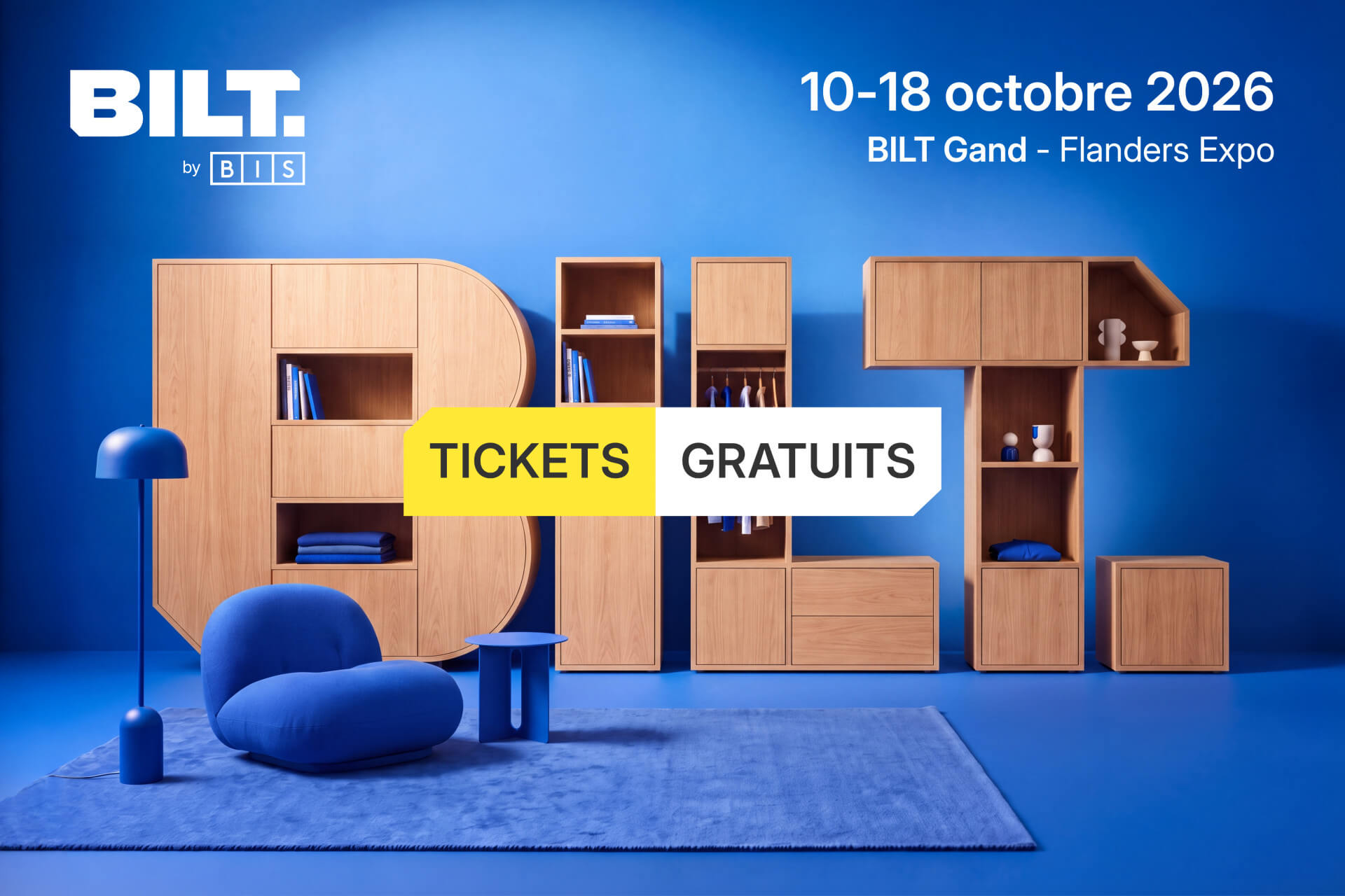 Billets gratuits pour De Bilt Gent (anciennement Bisbeurs) pour visiter Maatkasten Online.