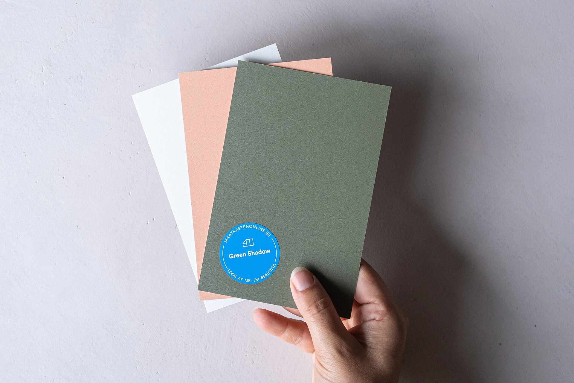 Free colour samples, Green Shadow