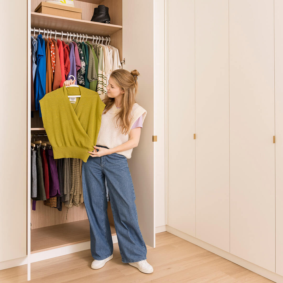 Content creator Eline Rey in haar dressing op maat 