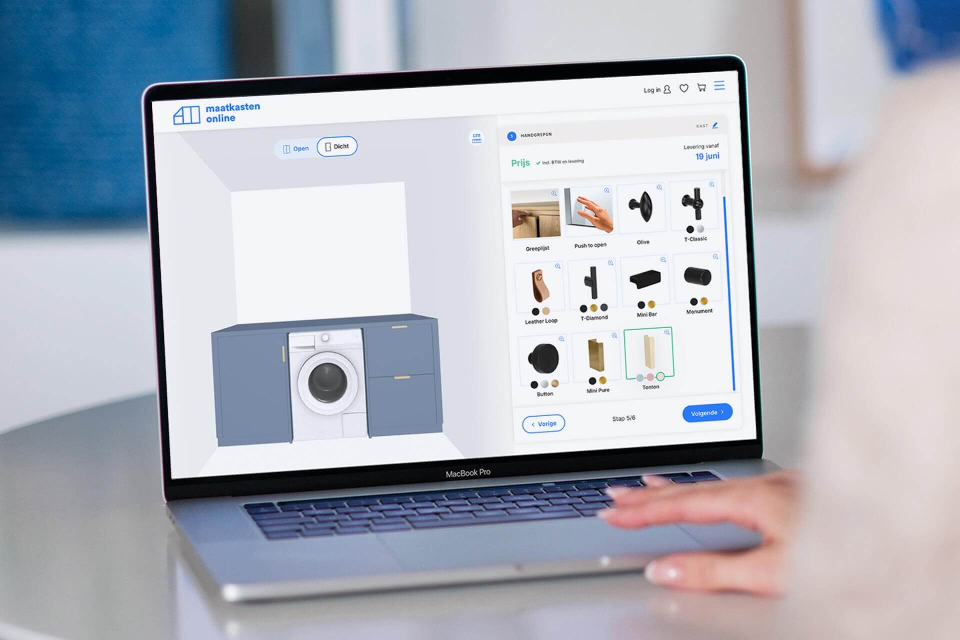 ontwerp je kast voor je wasmachine online