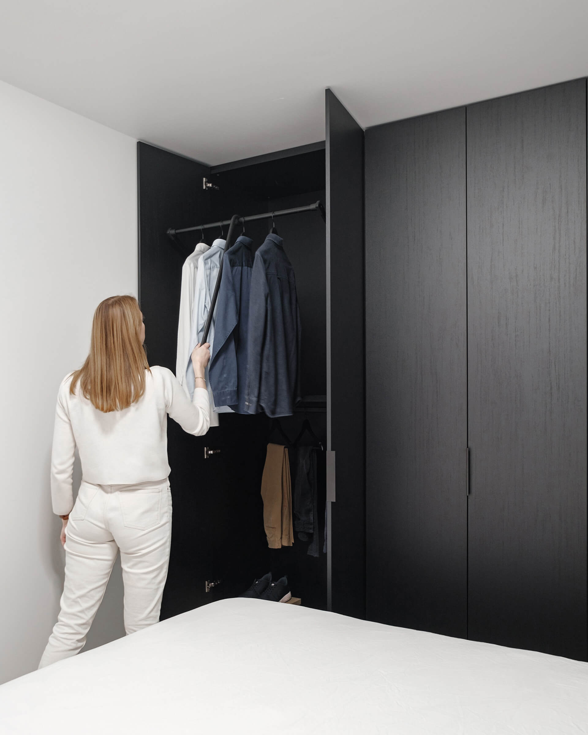 Dressing personnalisé noir avec les poignées Pure noires