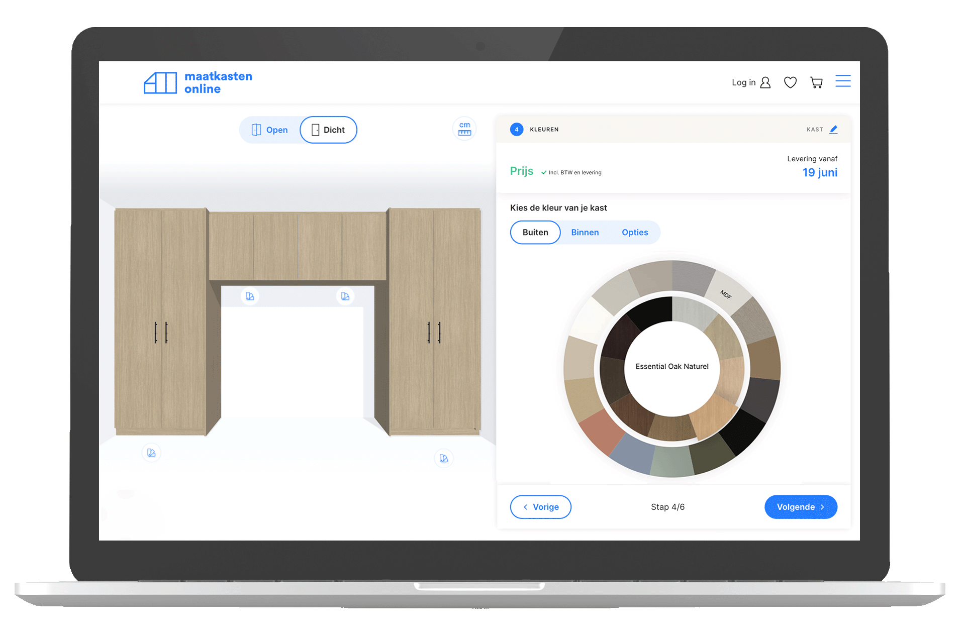 Configurateur 3D pour concevoir des armoires autour de votre lit