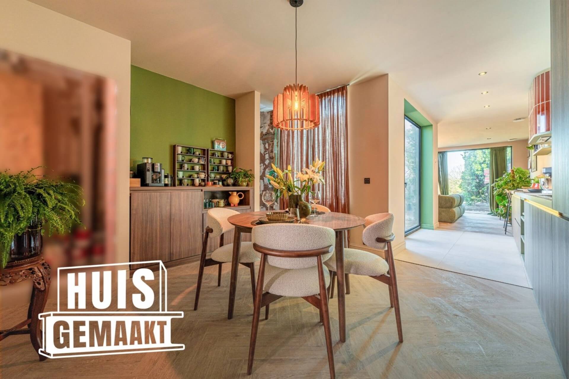 eetkamers uit het tv programma Huis Gemaakt bij VTM
