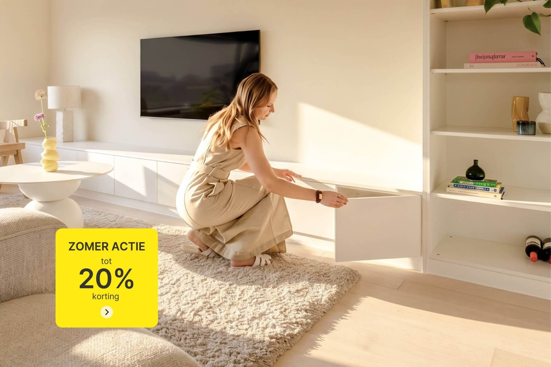 Zomer actie bij Maatkasten Online I Tot 20% korting