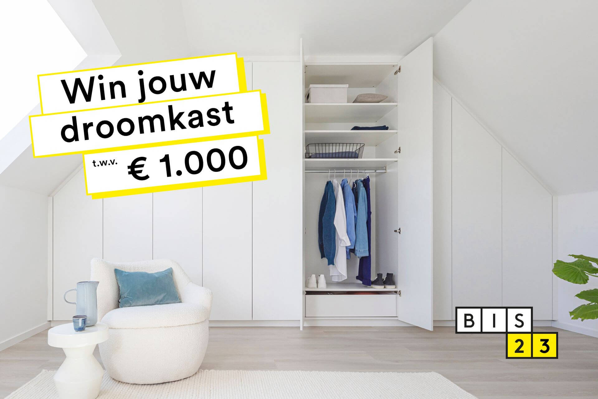 Gagnez votre armoire de rêve d'une valeur de 1000 € !