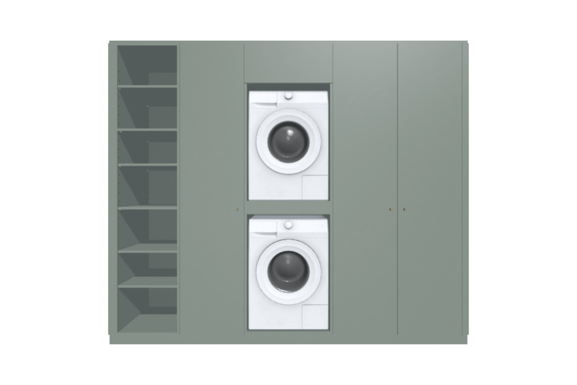 hoge kast wastoren voor wasmachine en droogkast