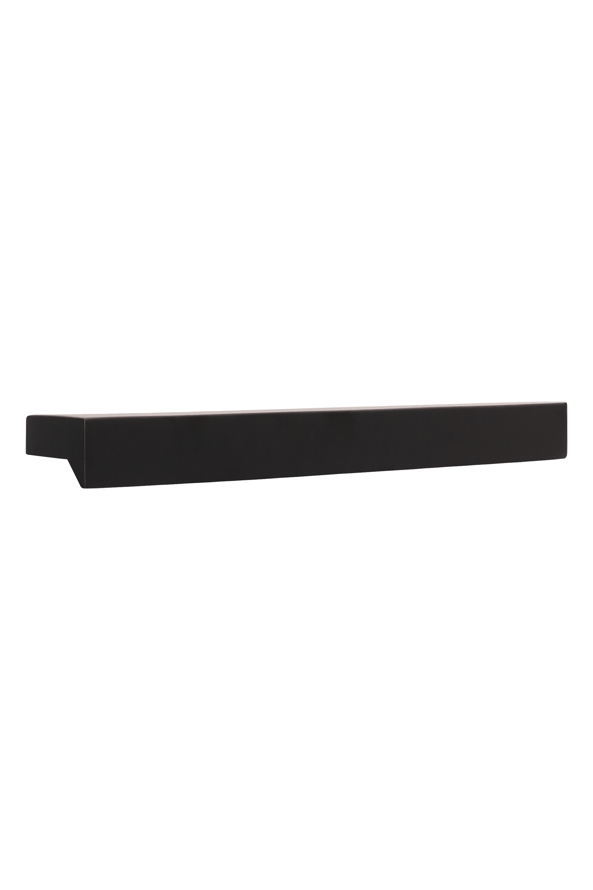 Poignée Bar noire horizontale, longueur 20 cm. Disponible sur la boutique en ligne de Maatkasten Online.