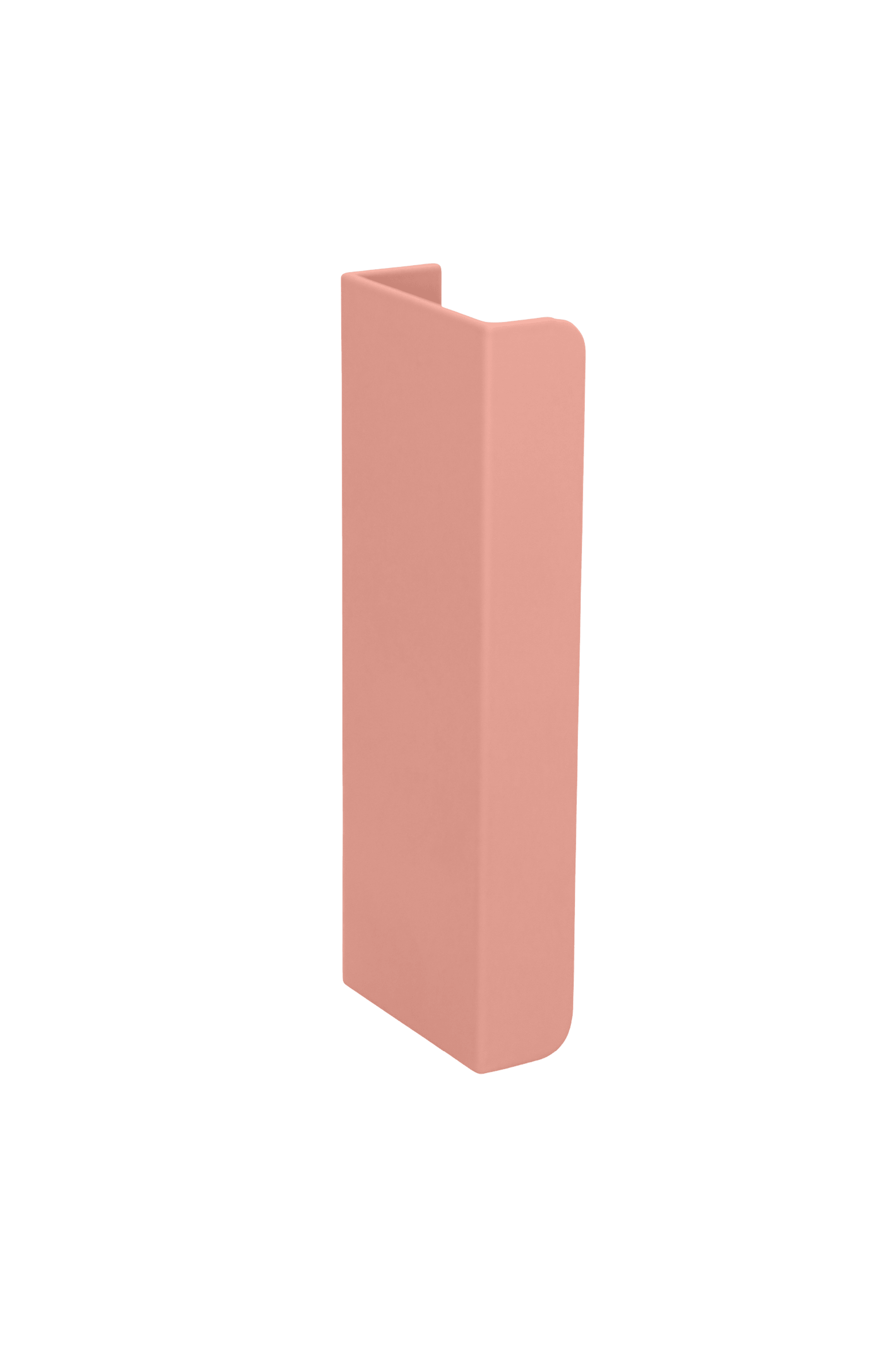 Tonton handgreep in roze, staande. Lengte van 12cm. Van uit de boetiek van Maatkasten Online
