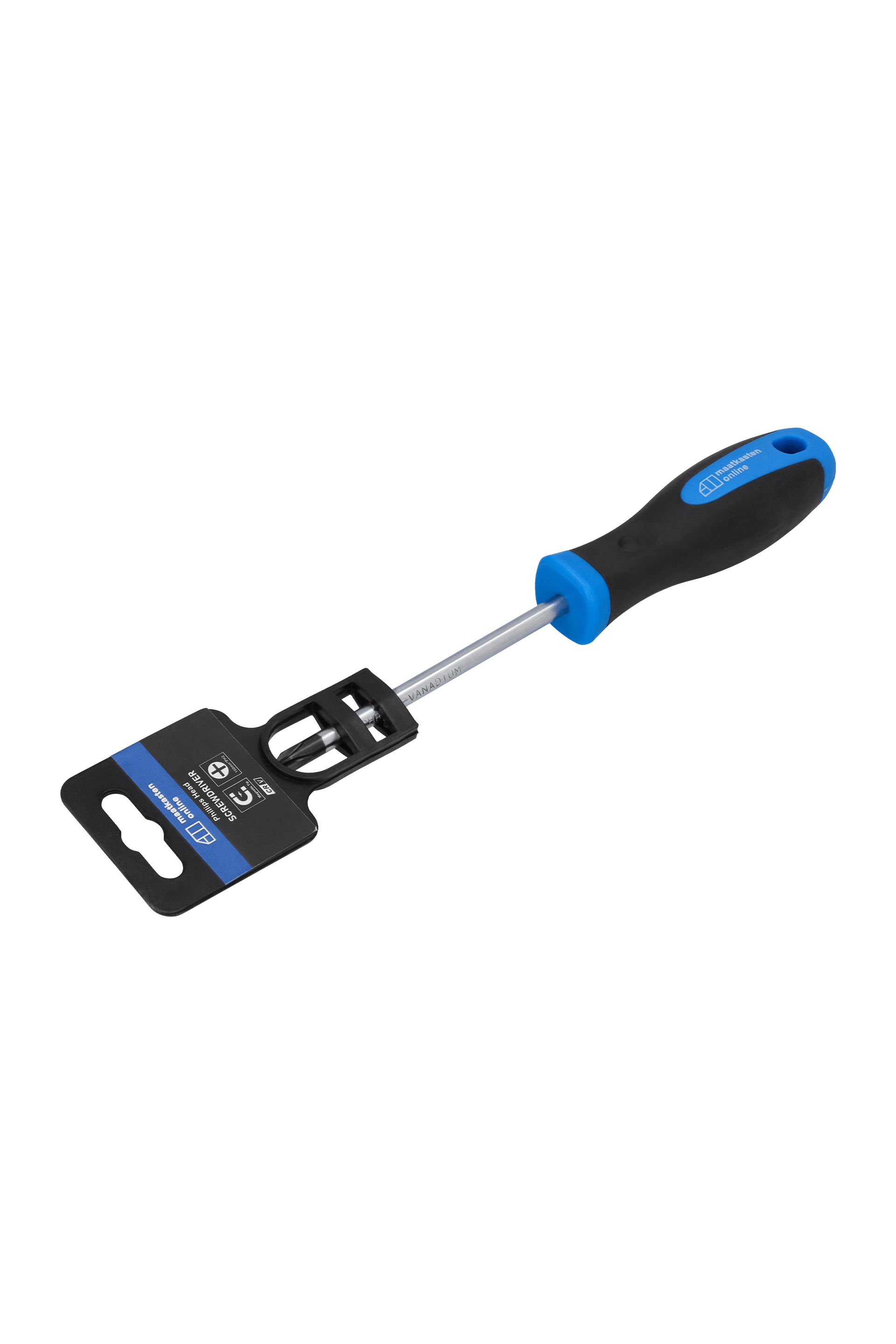 PH2-schroevendraaier van 100 mm voor krachtig en precies werk. Ergonomisch, duurzaam en ideaal voor montage van maatkasten.