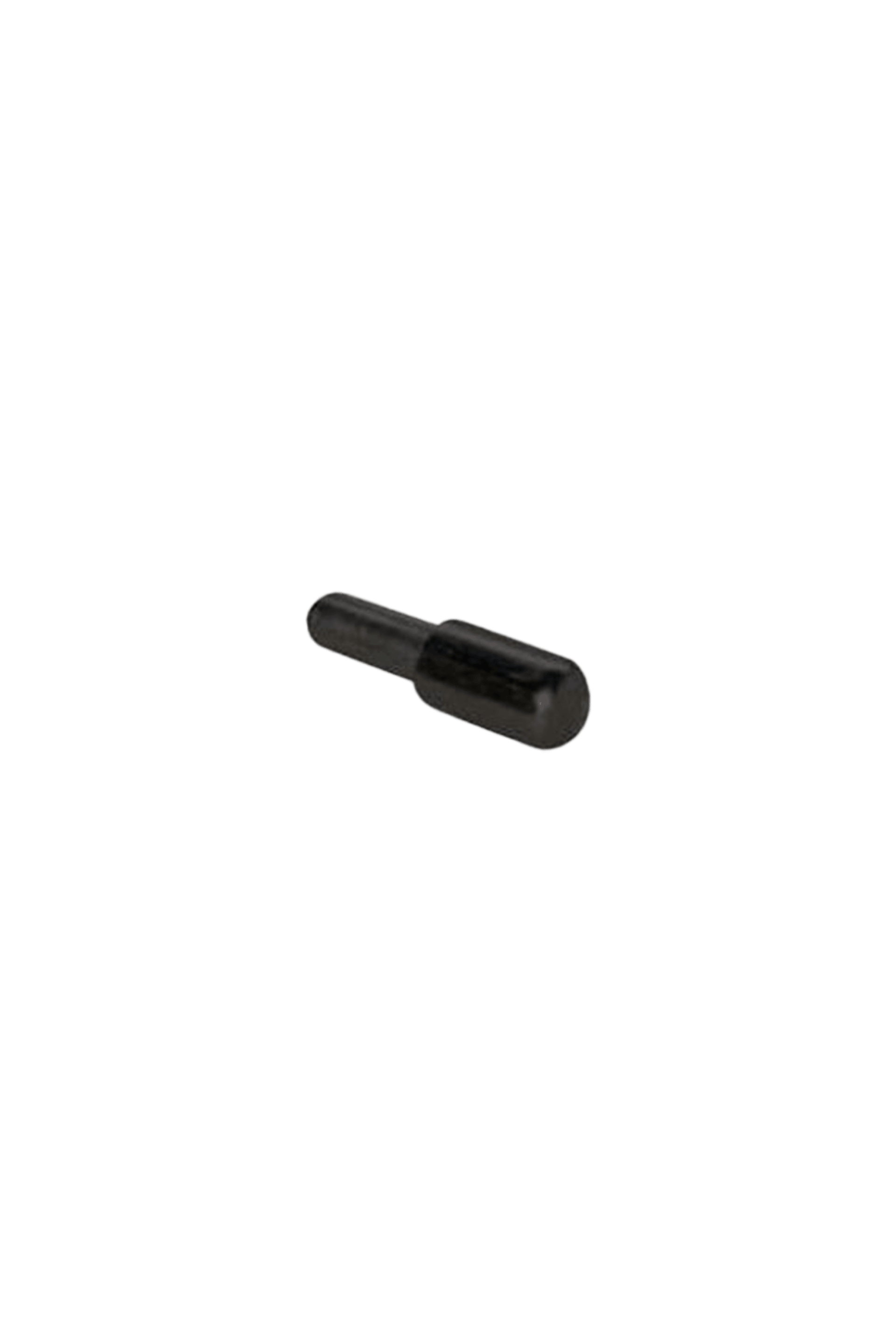 Support d'étagère noir à la finition mate. Idéal pour soutenir avec style et stabilité les étagères dans les meubles sur mesure sombres ou modernes.