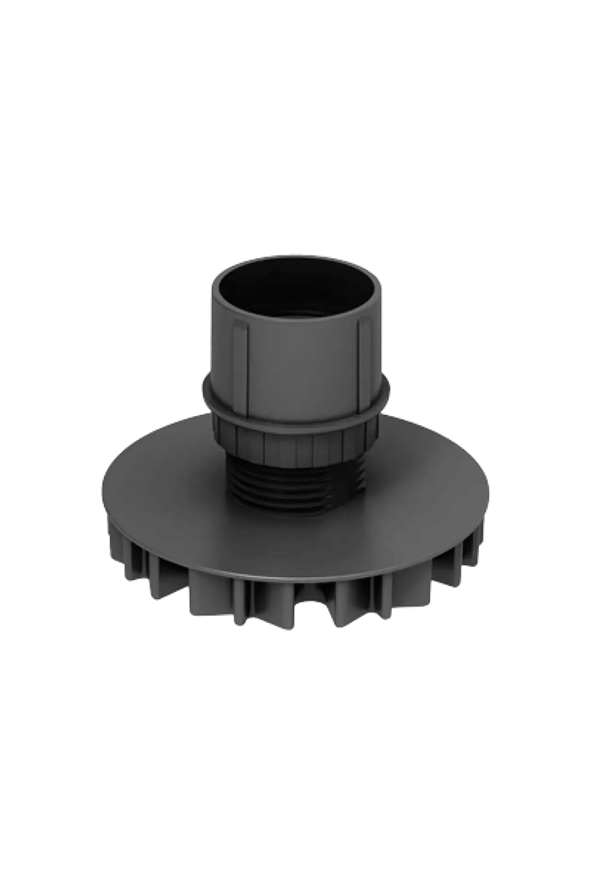 Pied de socle noir de 60 mm de hauteur, conçu pour un support robuste et stable des meubles sur mesure. Ce pied est facile à monter et assure une finition soignée au socle du meuble.